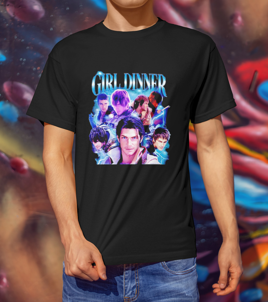 Girl Dinner Final Fantasy Characters Square Enix T-Shirt