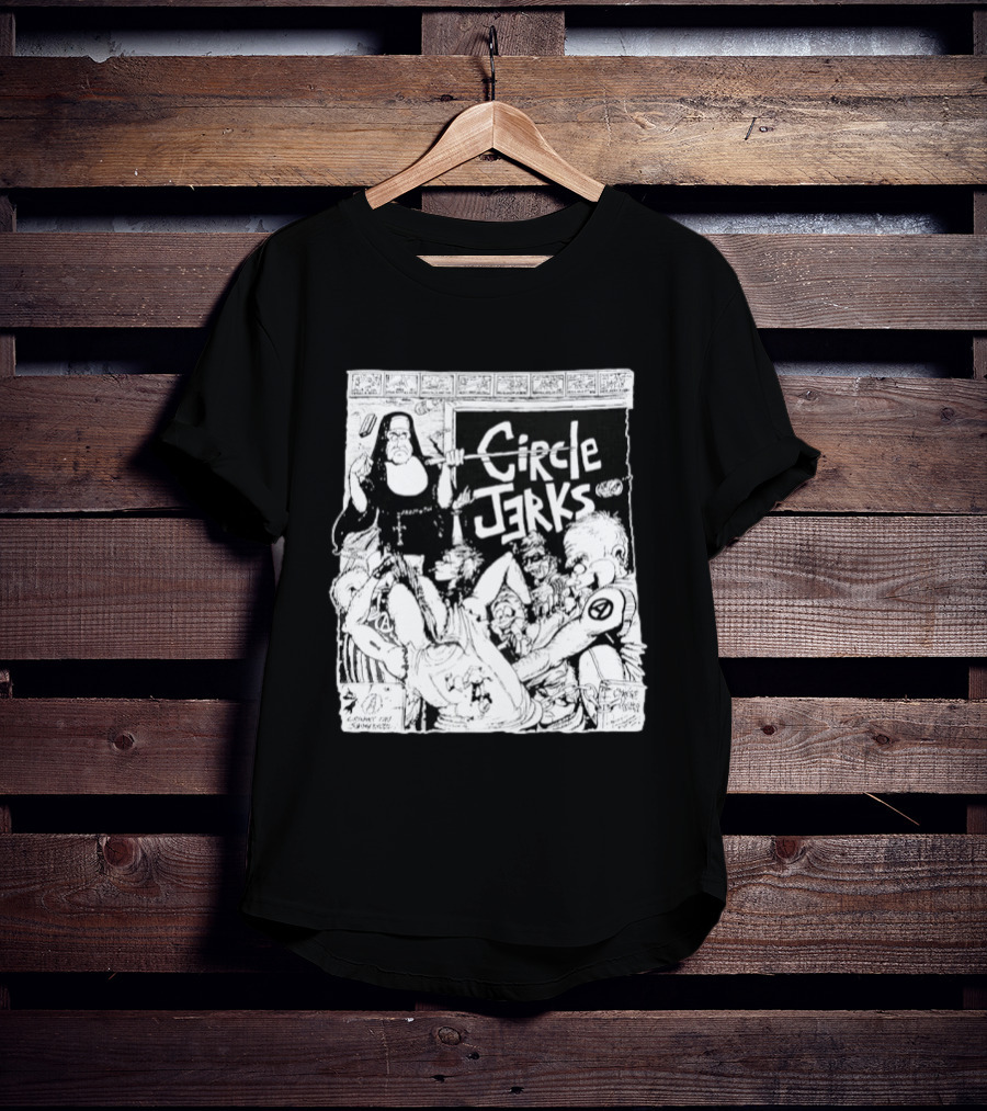 Circle Jerks Nun Punk Rock Band Chaos T-Shirt