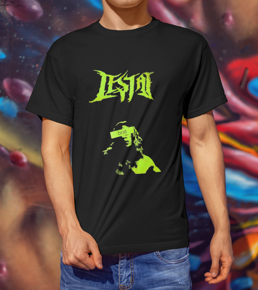 Lestat Brat Neon Green Interview With The Vampire Gothic T-Shirt