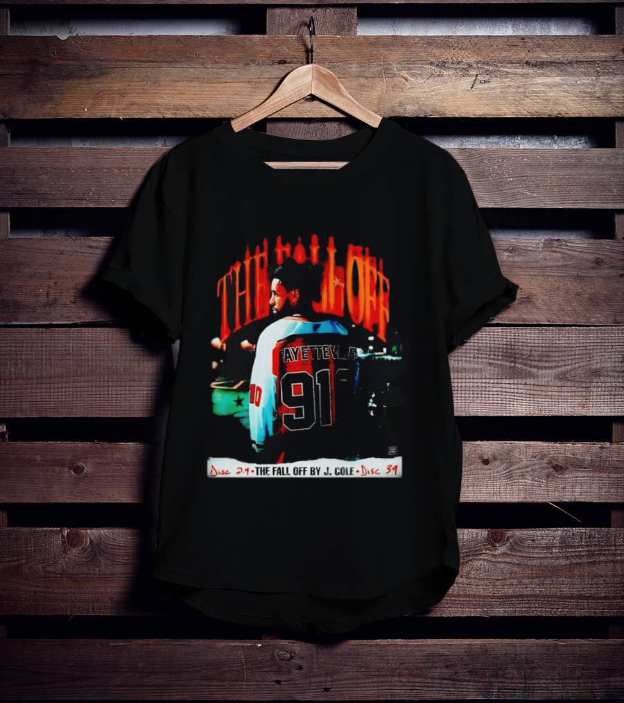 J Cole The Fall Off Fayetteville 910 Disc 29 Disc 34 T-Shirt