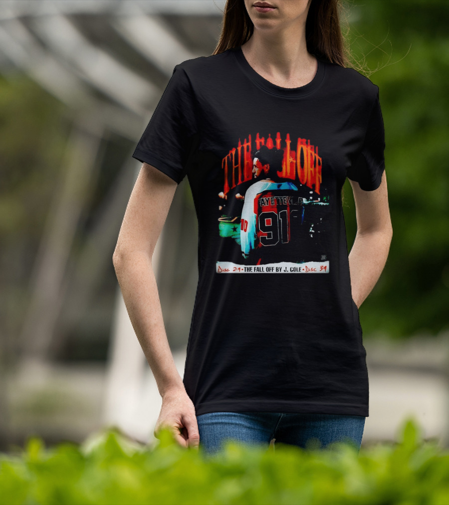 J Cole The Fall Off Fayetteville 910 Disc 29 Disc 34 T-Shirt