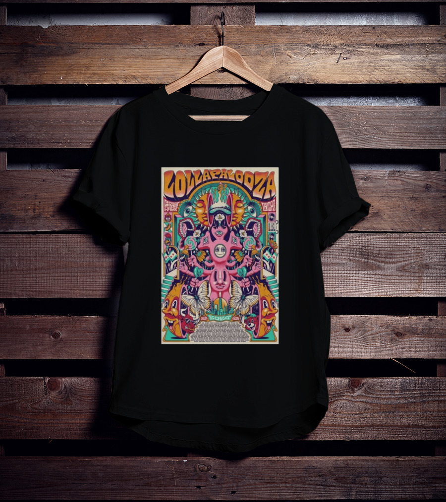 Lollapalooza Grant Park Chicago July 30 To August 2 2026 Festival T-Shirt