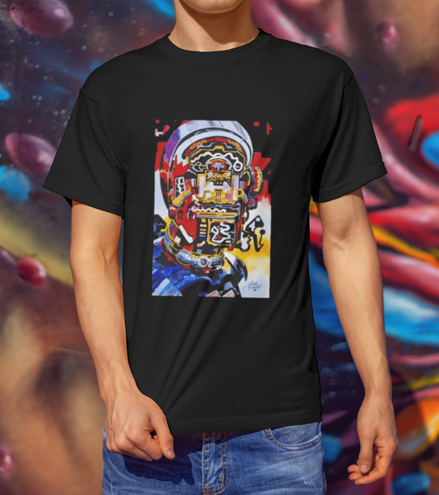 Jack Kirby Galactic Sci Fi Robot T-Shirt