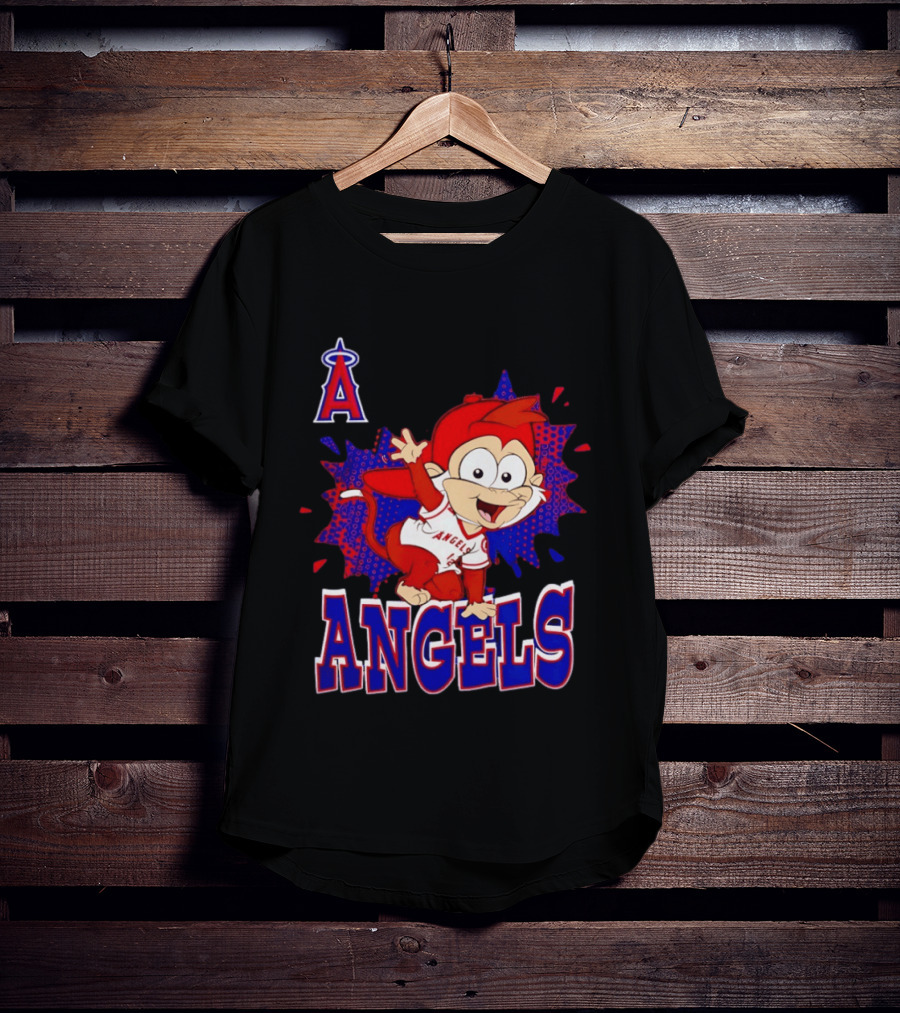 Los Angeles Angels Rally Monkey Baseball MLB Team Fans T-Shirt