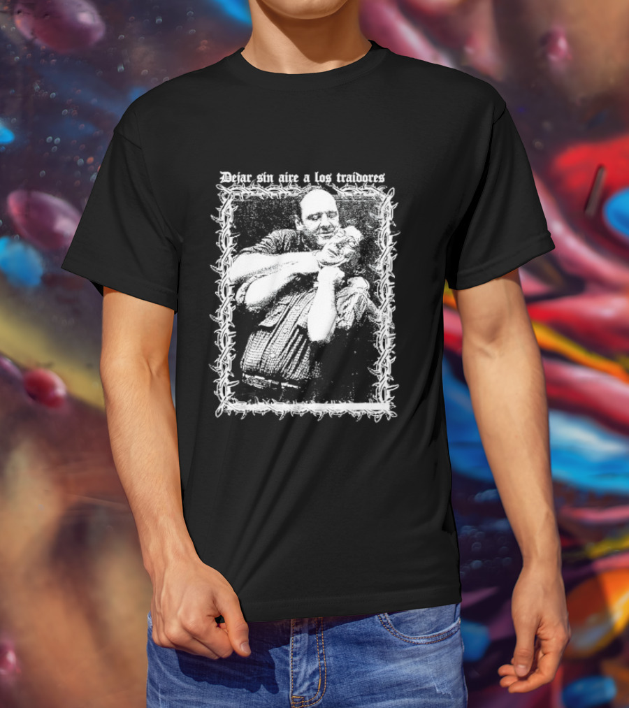 James Gandolfini Dejar Sin Aire A Los Traidores Mafia Power Cinematic T-Shirt