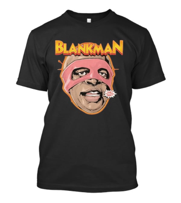 Blankman Look I'm A Crime Fighter Mask T-Shirt