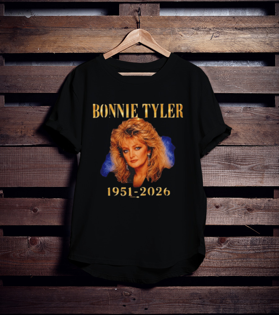 Bonnie Tyler 1951 2026 Memorial T-Shirt
