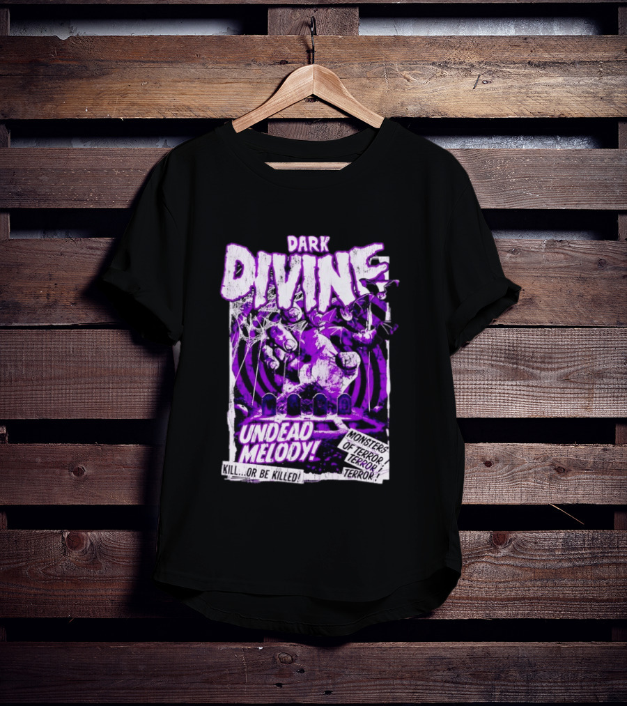 Dark Divine Undead Melody Monsters Of Terror Horror T-Shirt