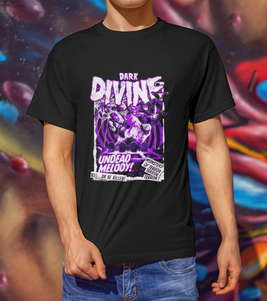 Dark Divine Undead Melody Monsters Of Terror Horror T-Shirt