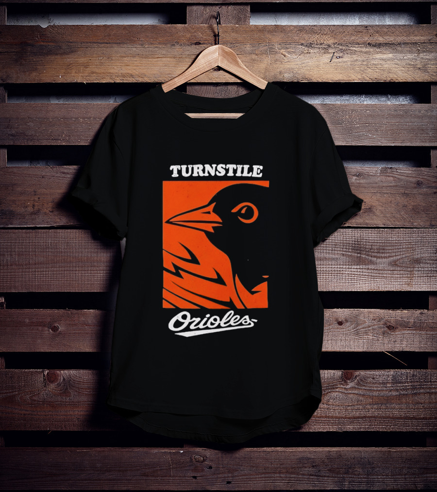 Turnstile Orioles Bird Orange T-Shirt