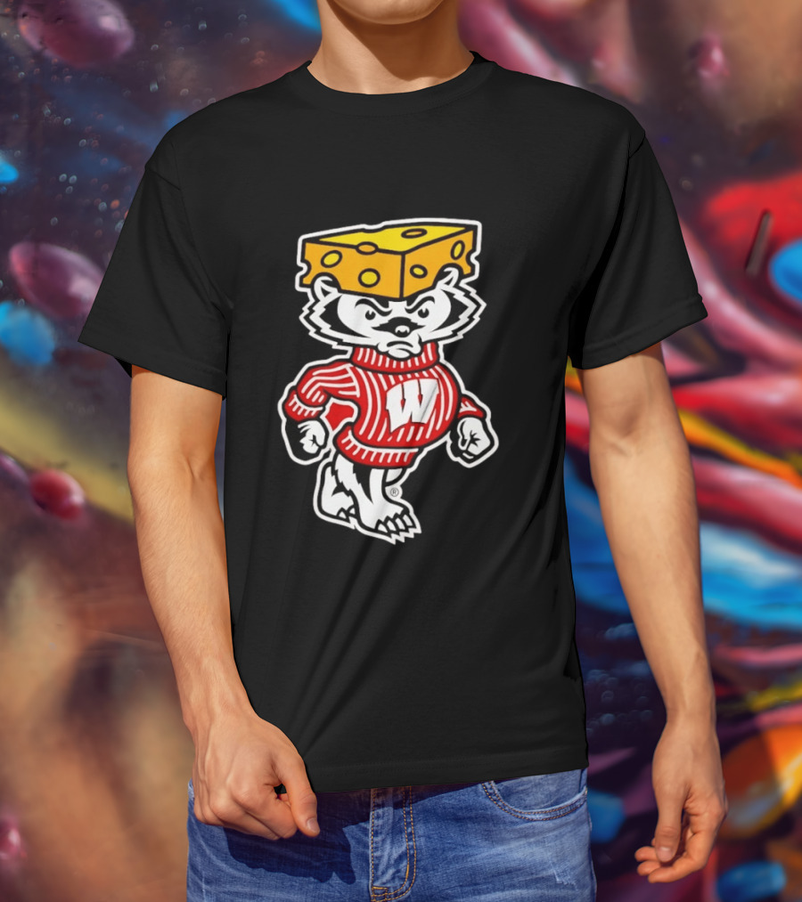 Wisconsin Badgers Bucky Cheesehead Lambeau Field 2026 T-Shirt