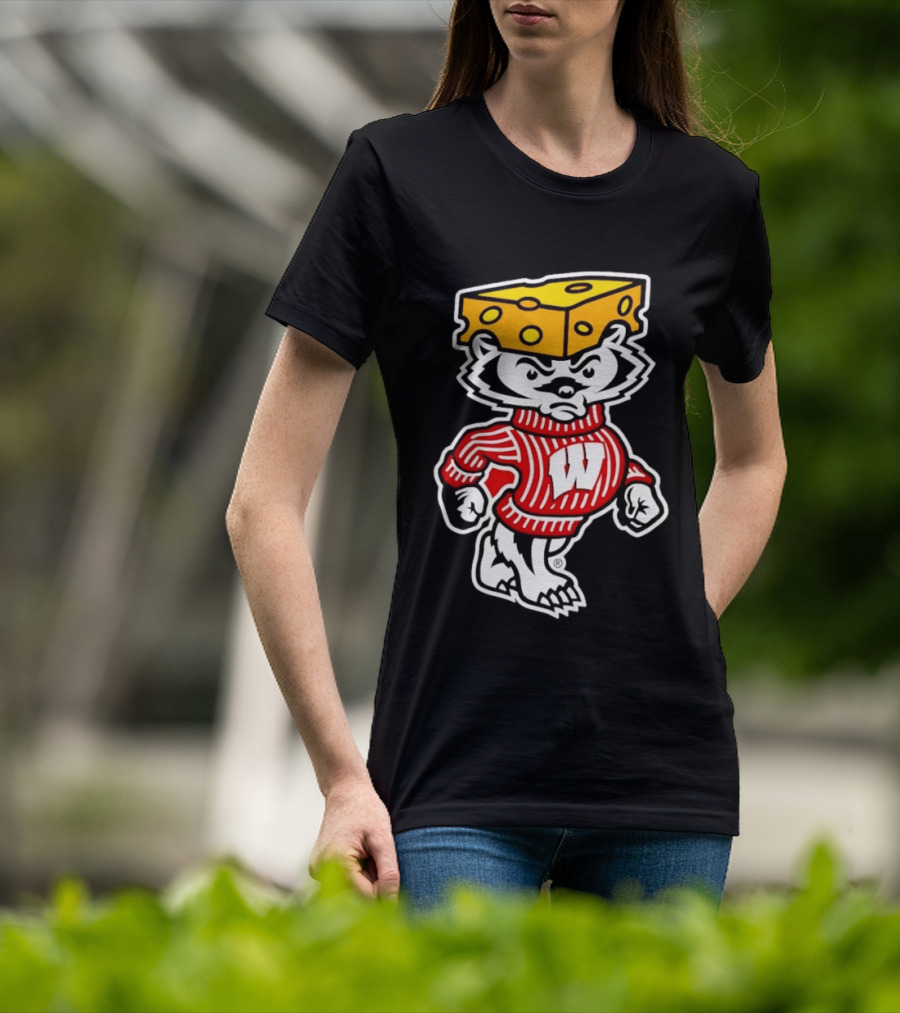 Wisconsin Badgers Bucky Cheesehead Lambeau Field 2026 T-Shirt