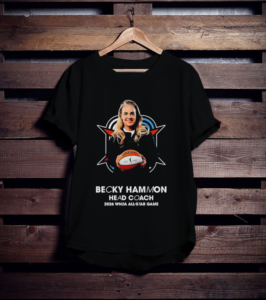 Becky Hammon Head Coach 2026 WNBA All Star Game T-Shirt