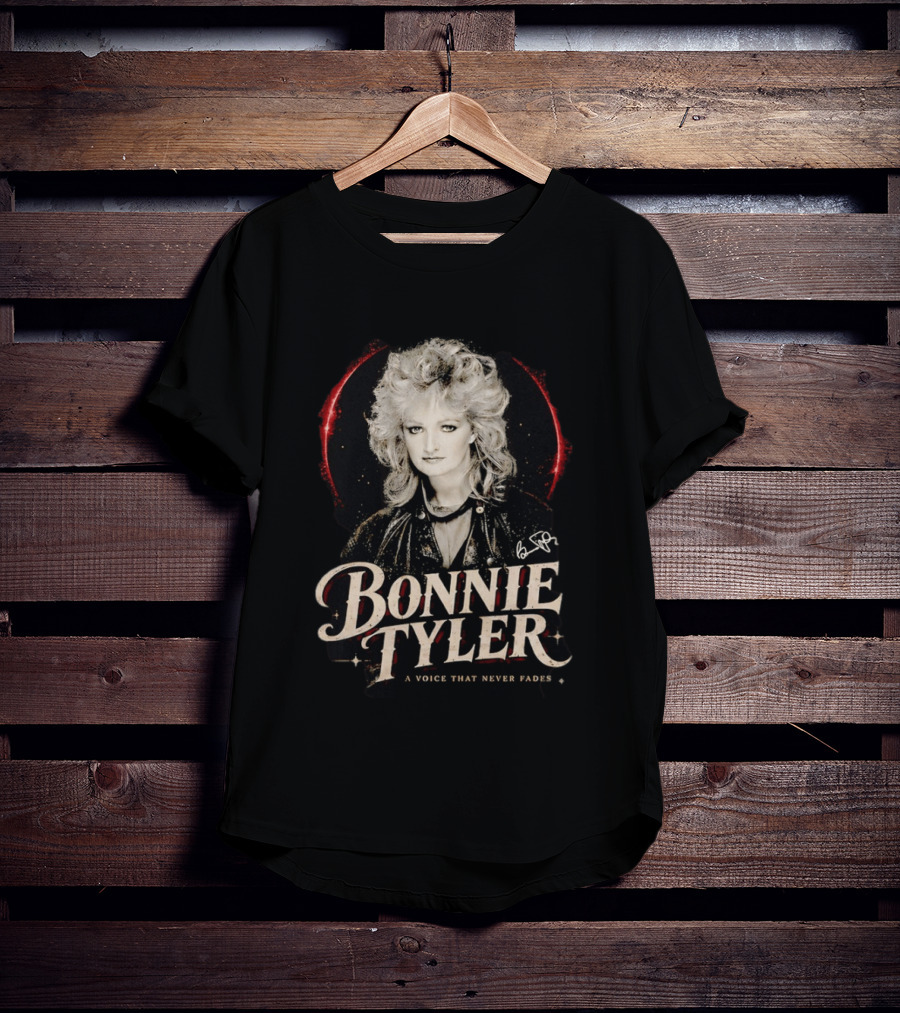 Bonnie Tyler A Voice That Never Fades Rockstar Legend T-Shirt