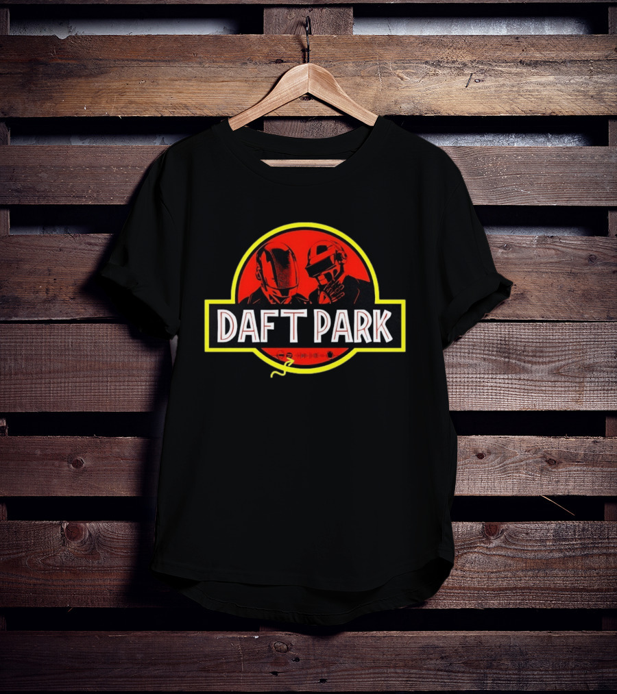 Daft Park Daft Punk Meets Jurassic Park Mashup T-Shirt