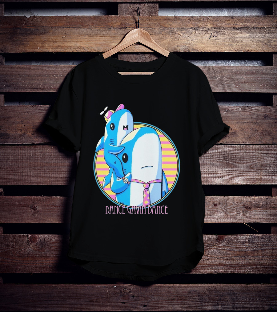 Dance Gavin Dance Shark Dad Cute Cartoon Marine Life Duo T-Shirt