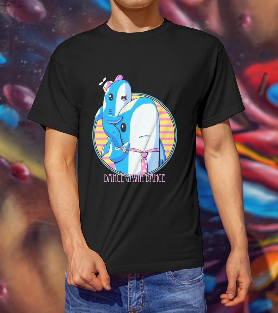 Dance Gavin Dance Shark Dad Cute Cartoon Marine Life Duo T-Shirt