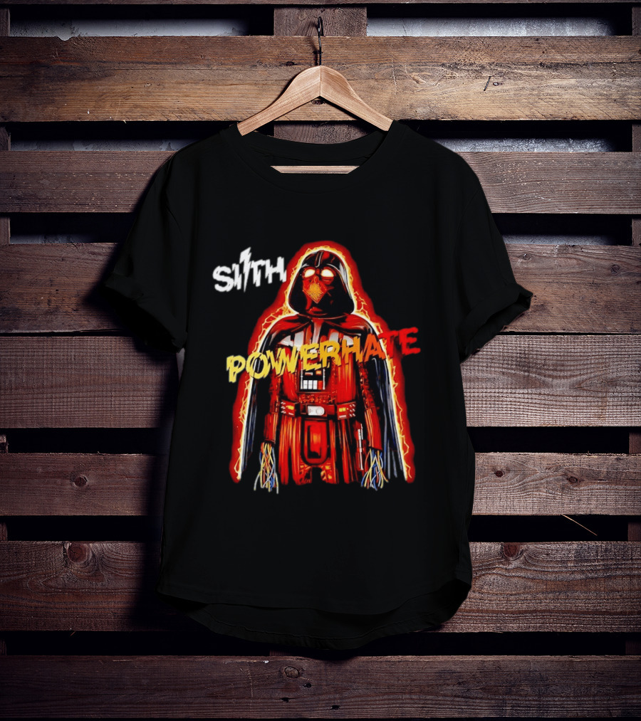 Sith Powerhate Darth Vader Lightning T-Shirt