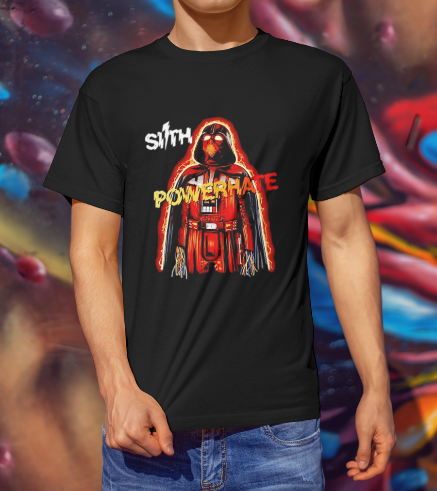 Sith Powerhate Darth Vader Lightning T-Shirt