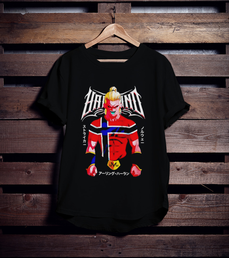 Haaland Norway Striker Majin Buu T-Shirt