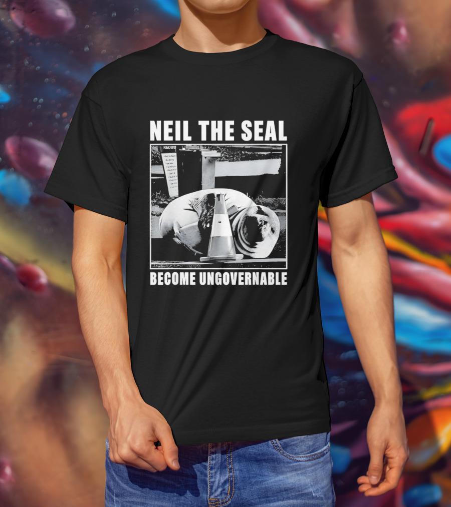 Neil The Seal Traffic Cone Chaos Become Ungovernable T-Shirt