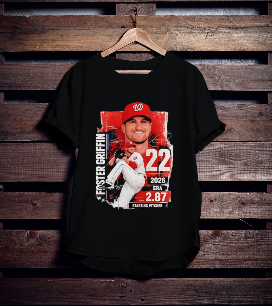 Foster Griffin 2026 ERA 2.87 Starting Pitcher 22 T-Shirt