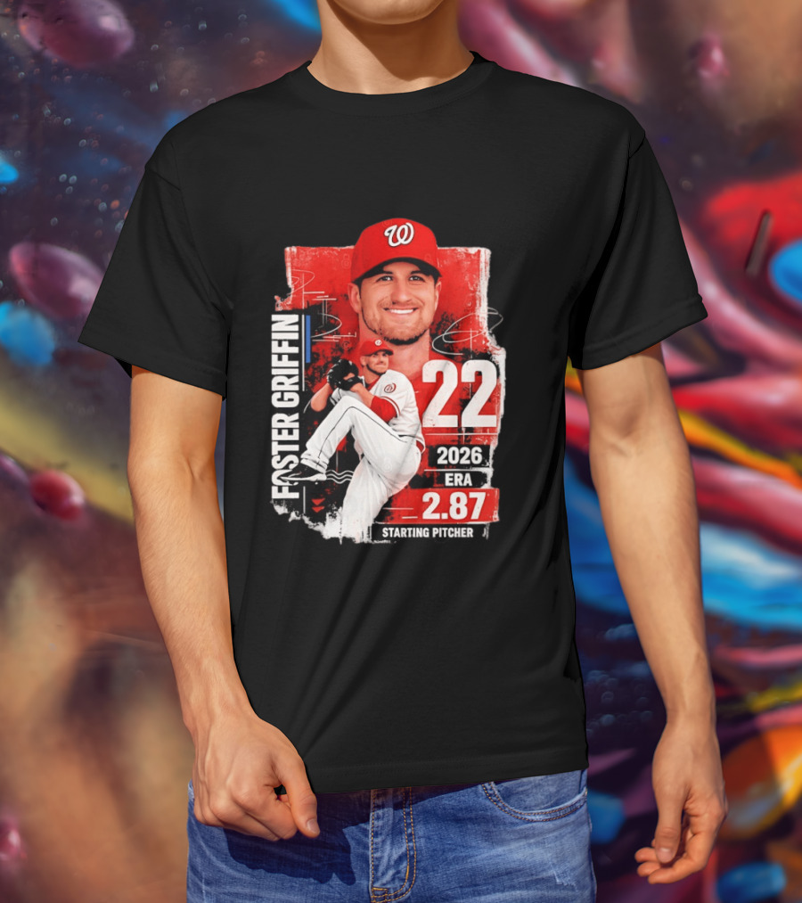 Foster Griffin 2026 ERA 2.87 Starting Pitcher 22 T-Shirt