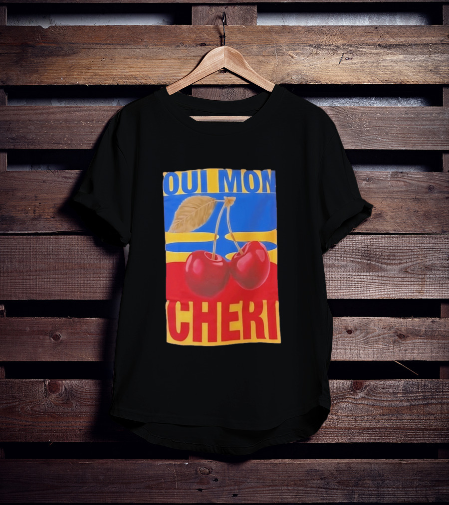 Oui Mon Cheri Cherry French Fruit T-Shirt
