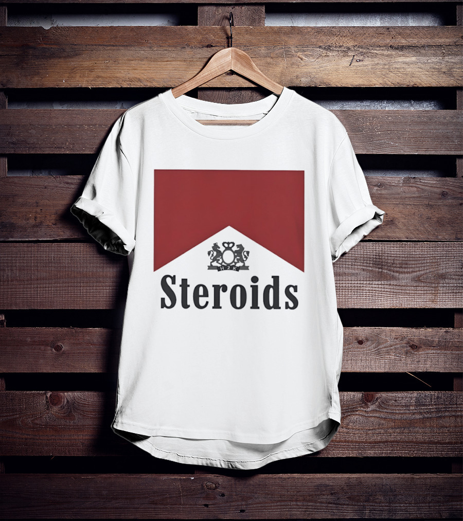 H2K Steroids Gym Fitness Lion Crest T-Shirt
