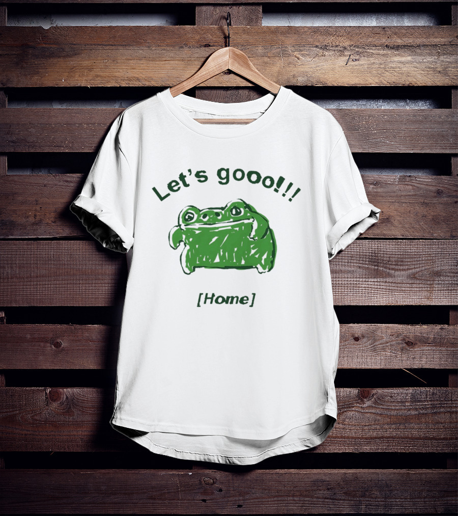 Let's Gooo Home Popcornpunk Frog T-Shirt