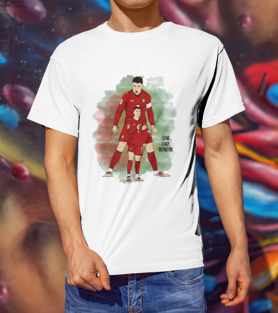 Portugal Cristiano Ronaldo 7 Legend Legacy T-Shirt