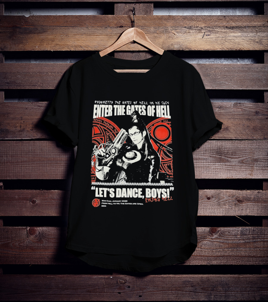 Bayonetta Enter The Gates Of Hell Let's Dance Boys 2025 Wan Chai T-Shirt
