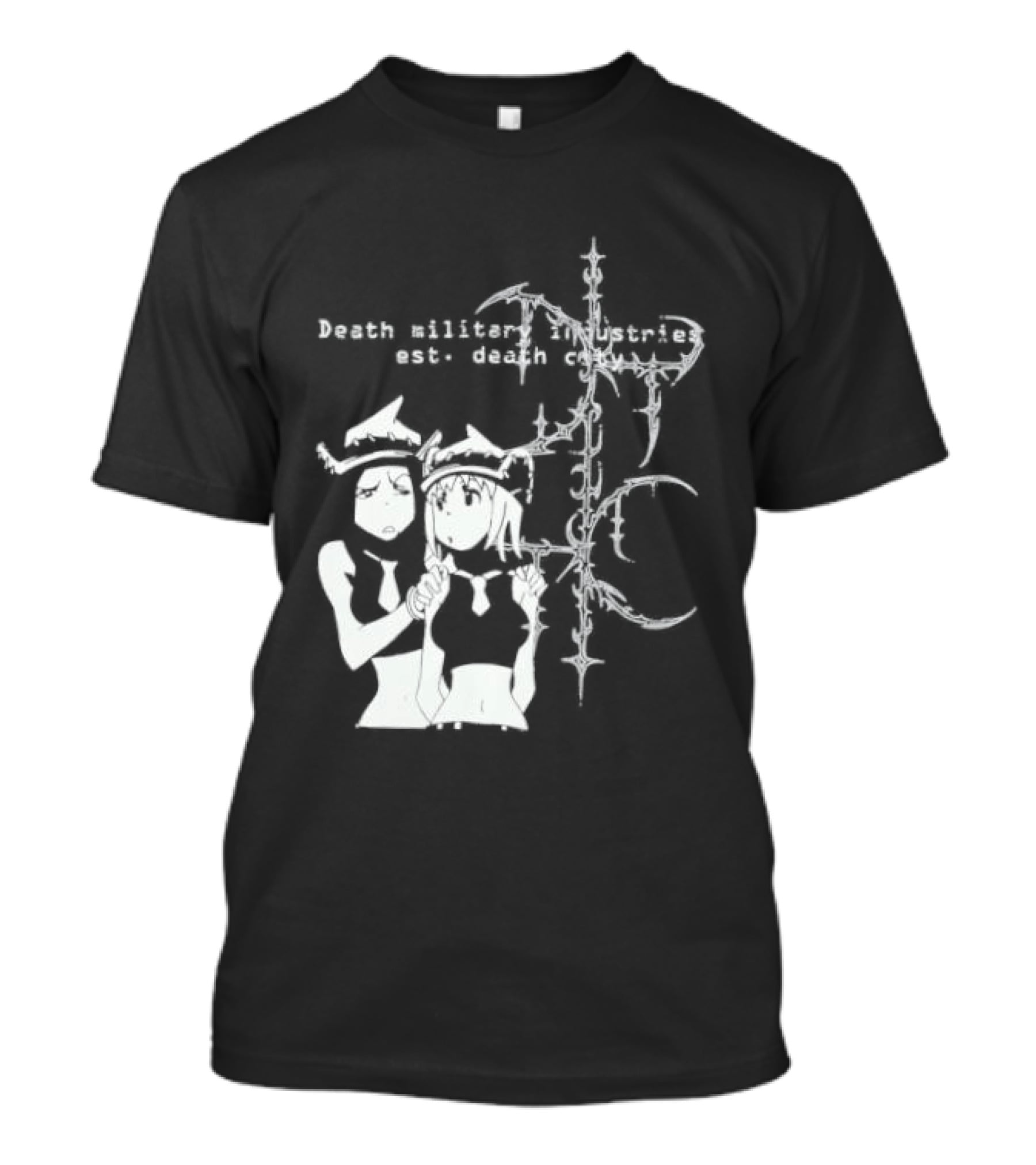 Death Military Industries Est Death City Anime Manga Cross T-Shirt