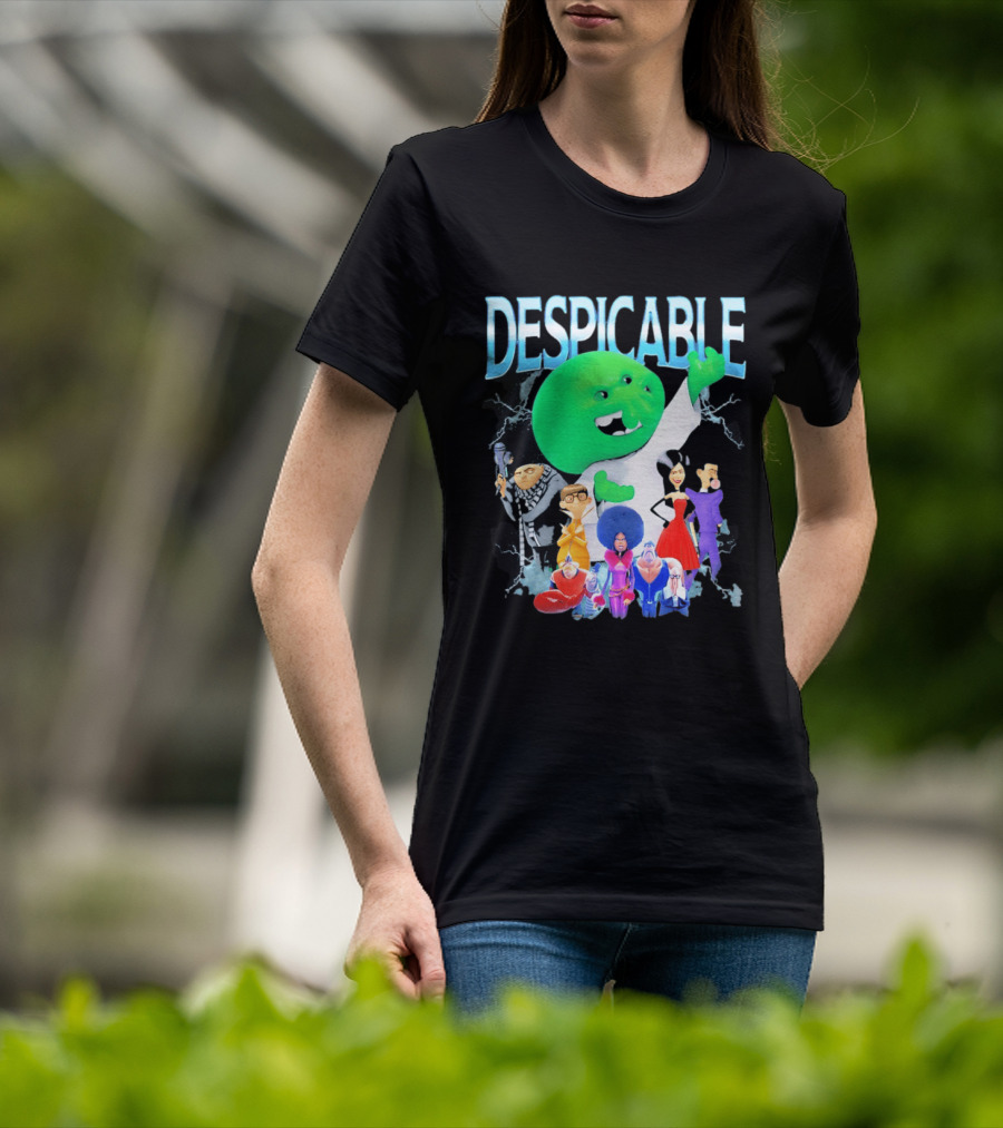 Despicable Me Featuring Gru Green Villain Group Villains T-Shirt
