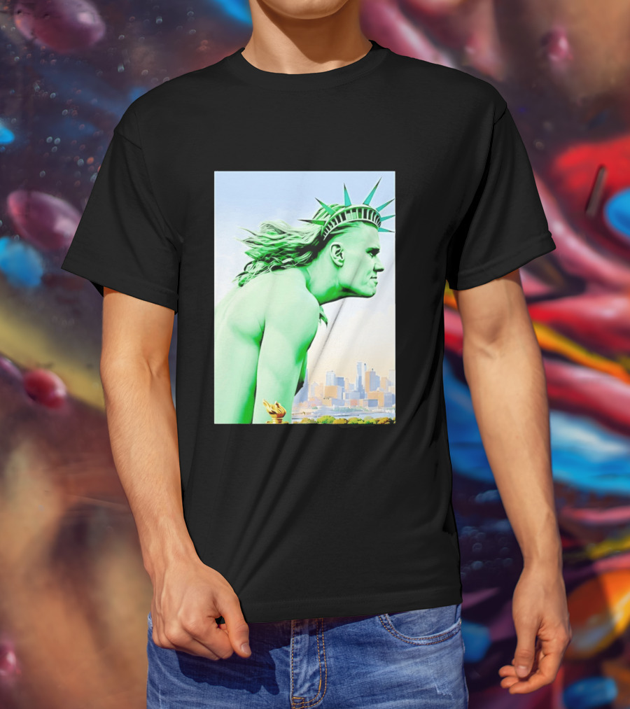 Erling Haaland Liberty Statue Meme T-Shirt