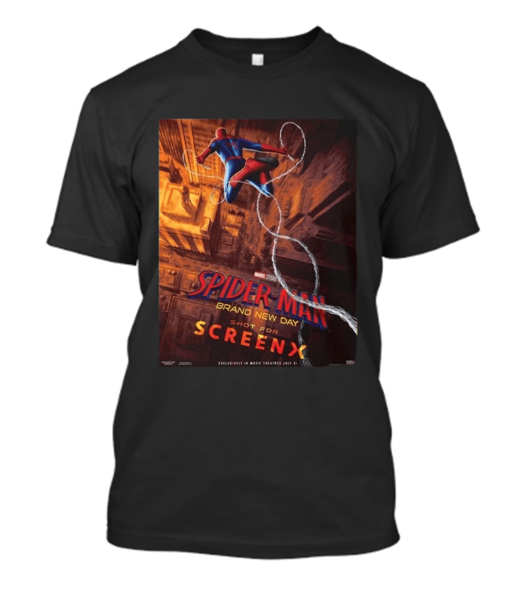 Spider Man Brand New Day Shot For ScreenX In Theaters July 31 2026 T-Shirt