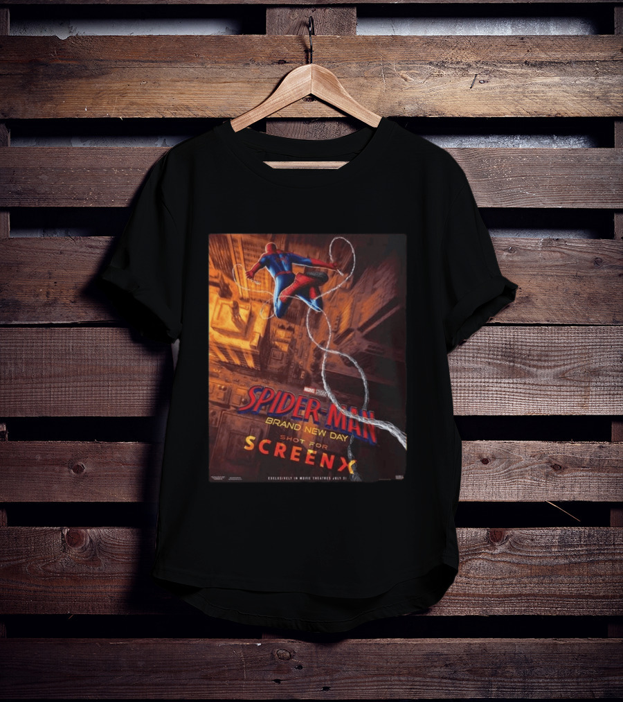 Spider Man Brand New Day Shot For ScreenX In Theaters July 31 2026 T-Shirt