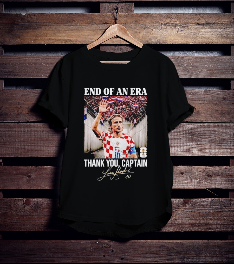 Croatia End Of An Era Thank You Captain Luka Modric 10 T-Shirt