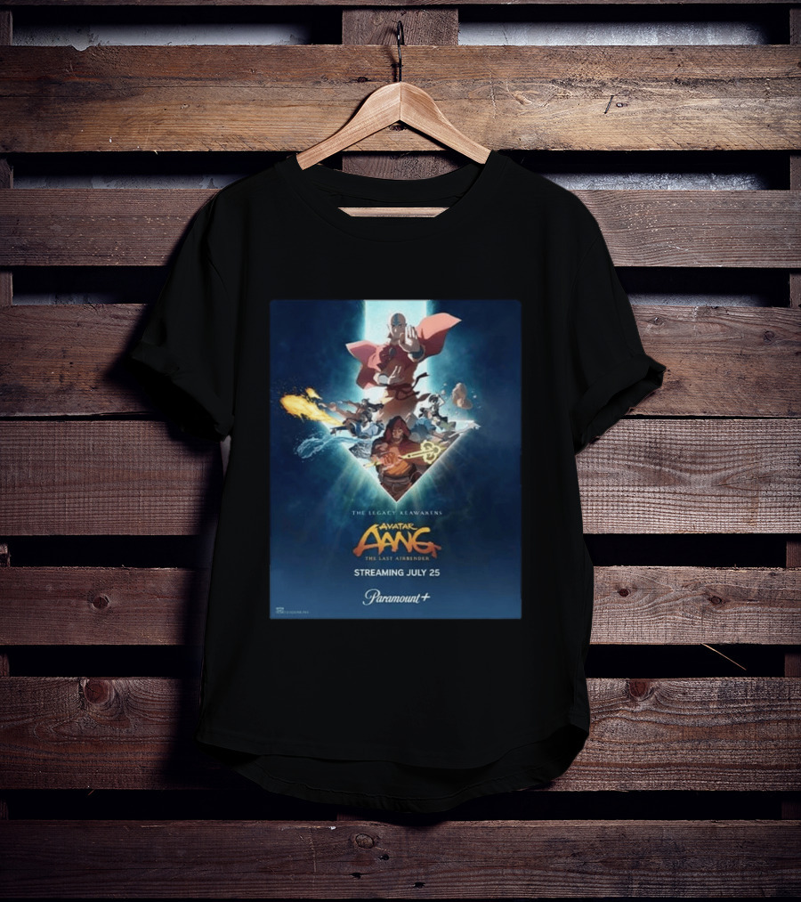 Avatar Aang The Last Airbender The Legacy Reawakens Streaming July 25 Paramount Plus T-Shirt