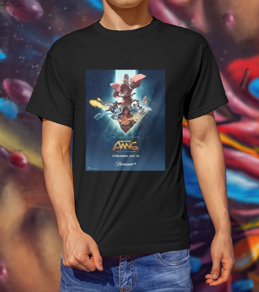 Avatar Aang The Last Airbender The Legacy Reawakens Streaming July 25 Paramount Plus T-Shirt