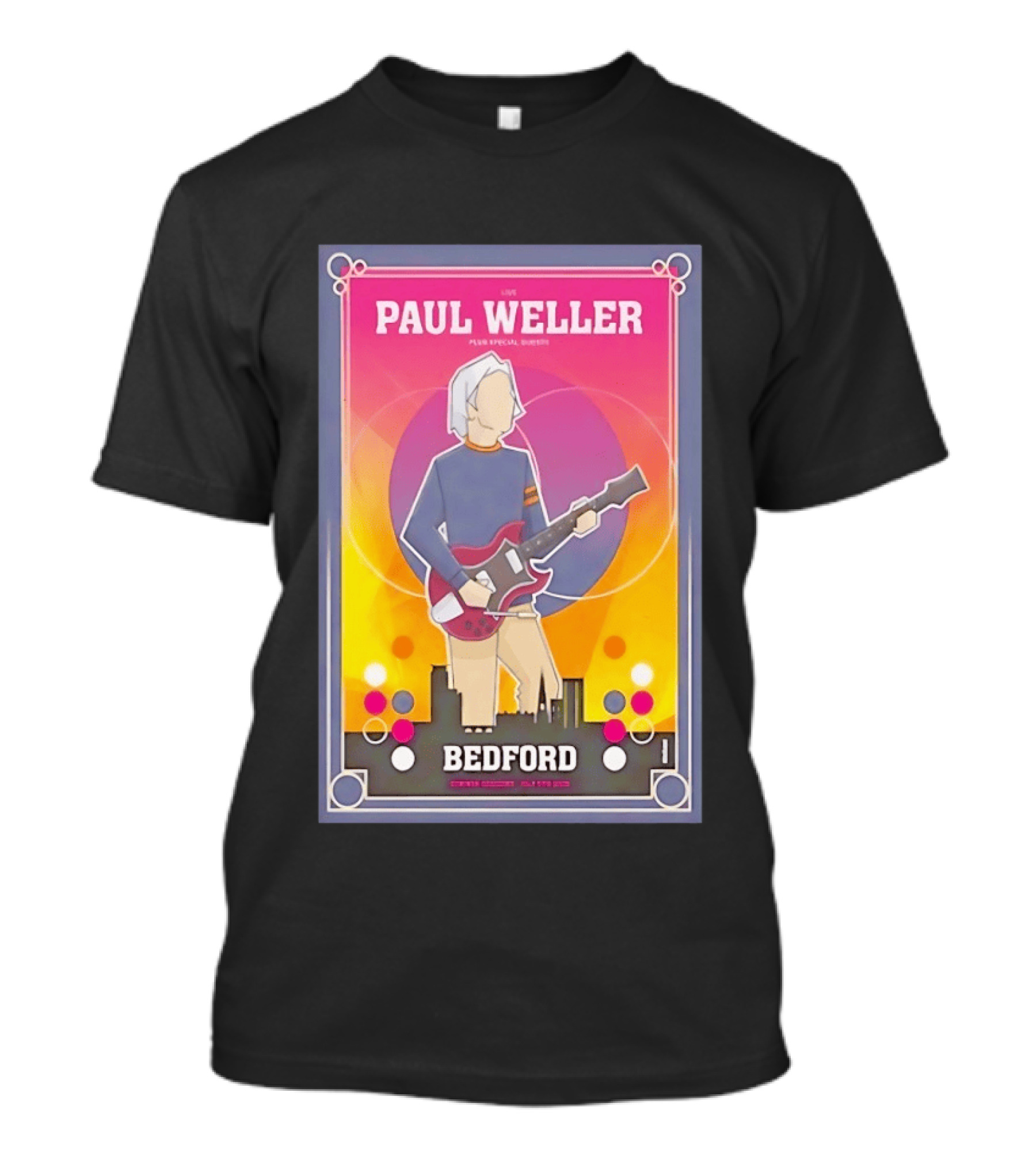 Paul Weller Live Plus Special Guests Bedford River Festival Summer Sessions 2023 T-Shirt