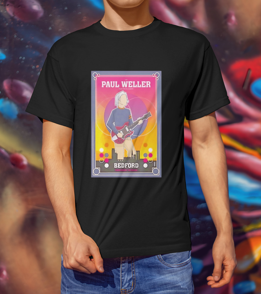 Paul Weller Live Plus Special Guests Bedford River Festival Summer Sessions 2023 T-Shirt