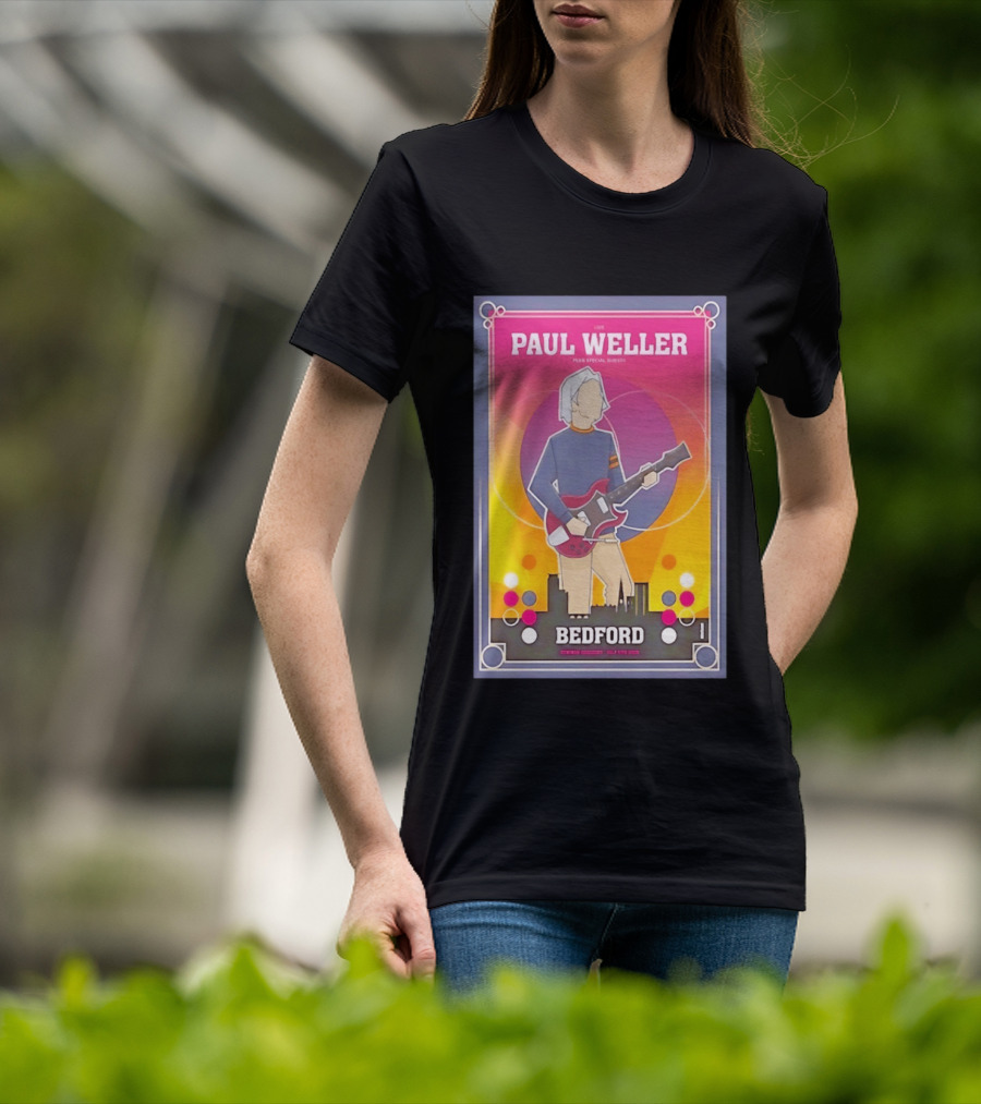 Paul Weller Live Plus Special Guests Bedford River Festival Summer Sessions 2023 T-Shirt