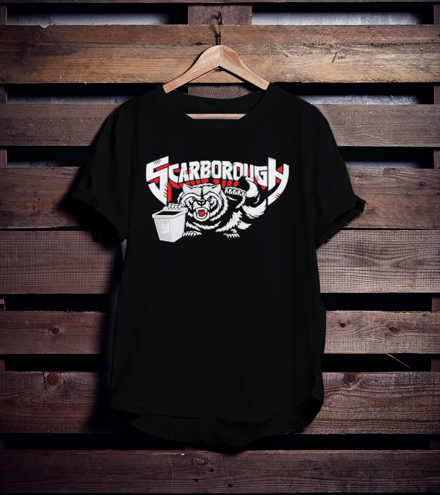 Scarborough Raccoon Trash Can Funny Wild Animal T-Shirt