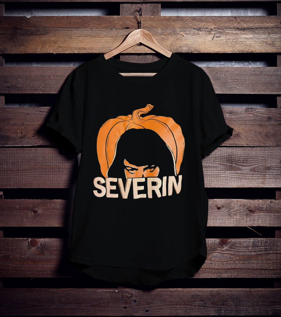 Severin Pumpkin Halloween Horror Mask T-Shirt
