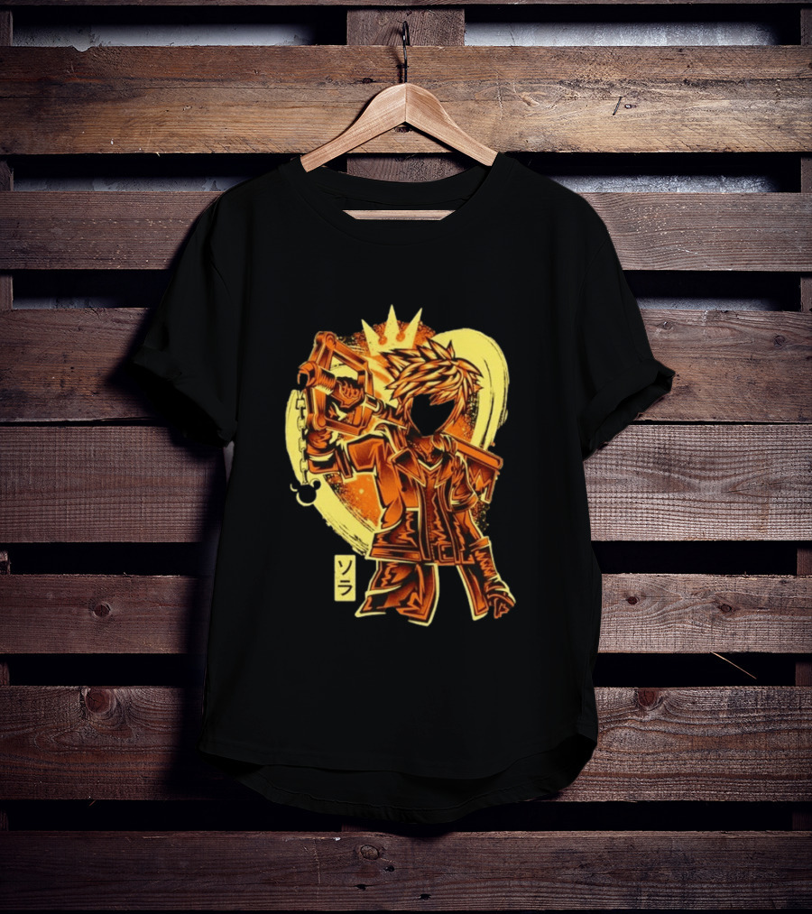 Sora Kingdom Hearts Keyblade Japanese T-Shirt