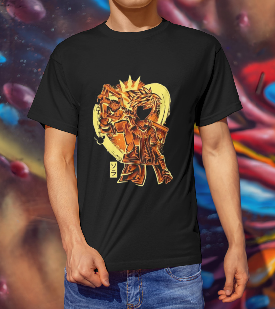 Sora Kingdom Hearts Keyblade Japanese T-Shirt