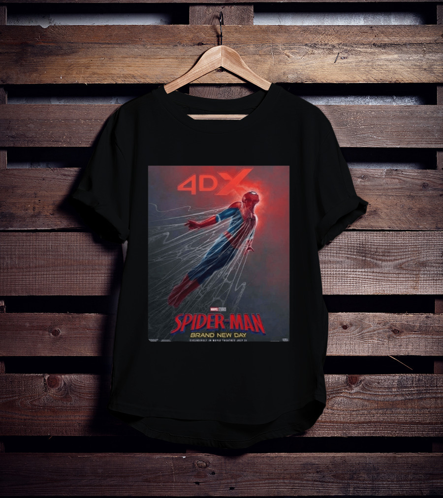 4DX Spider Man Brand New Day Movie Marvel Studios July 31 2026 T-Shirt