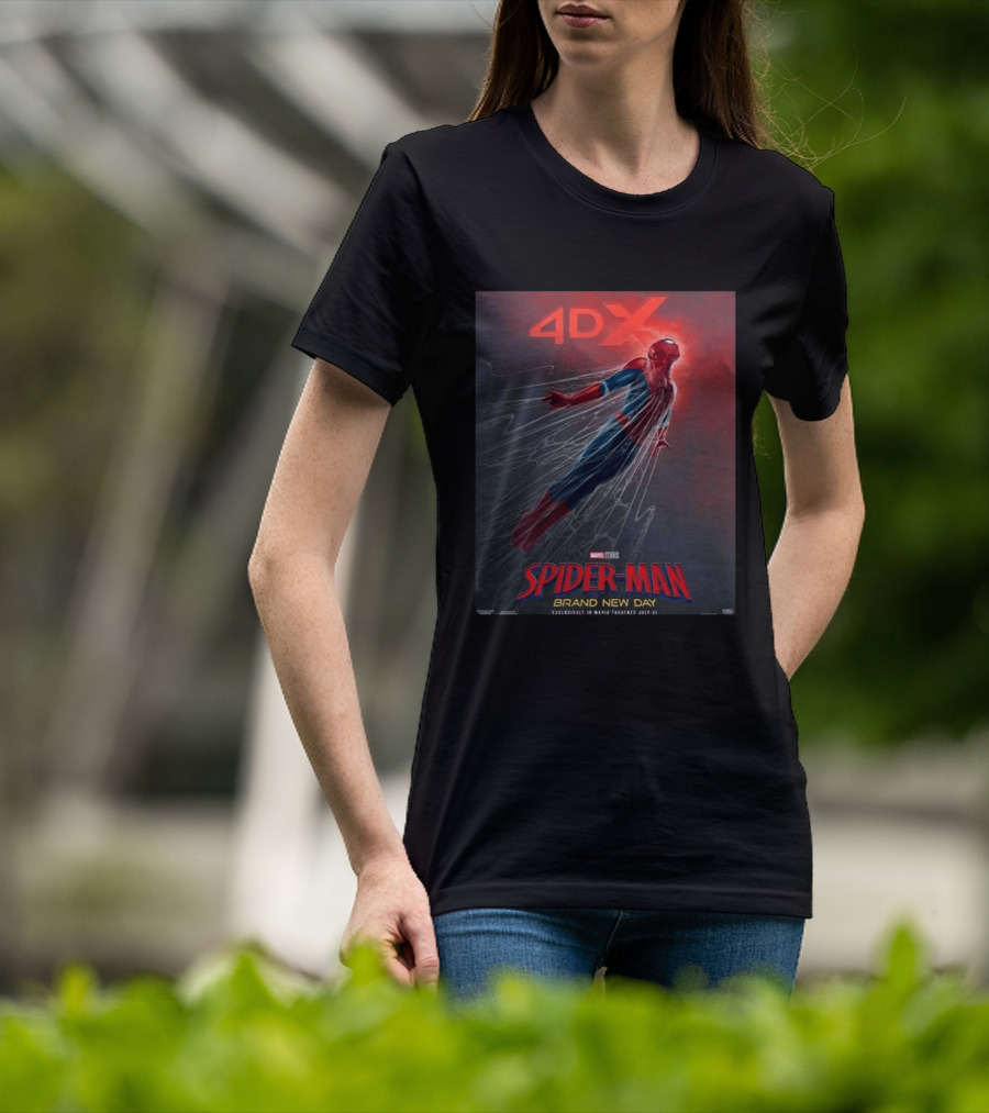 4DX Spider Man Brand New Day Movie Marvel Studios July 31 2026 T-Shirt