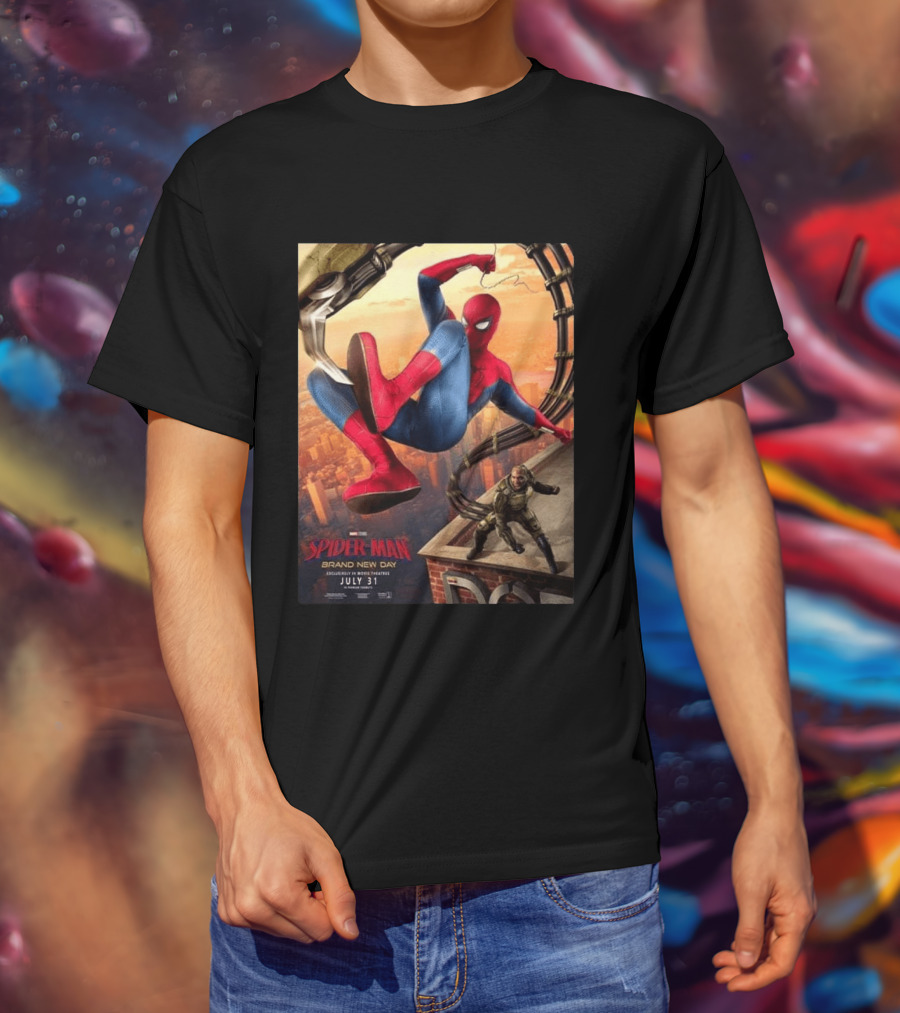Spider Man Brand New Day Marvel Studios Movie Release July 31 2026 T-Shirt